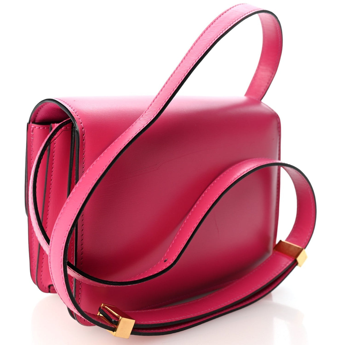 Celine Box Calfskin Small Classic Box Flap Bag Hibiscus