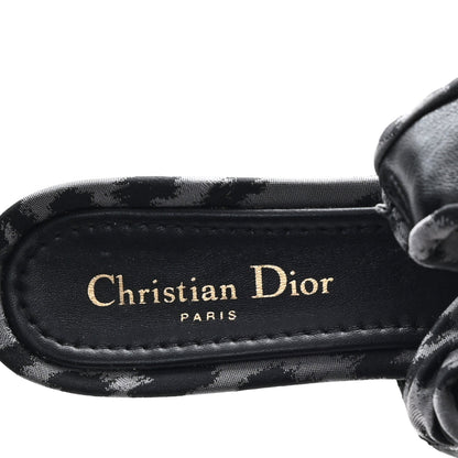 Christian Dior Nylon Women's Mizza Slingback Pumps 40 Grey Multicolor