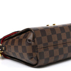 Louis Vuitton Damier Ebene Croisette Bag Brown