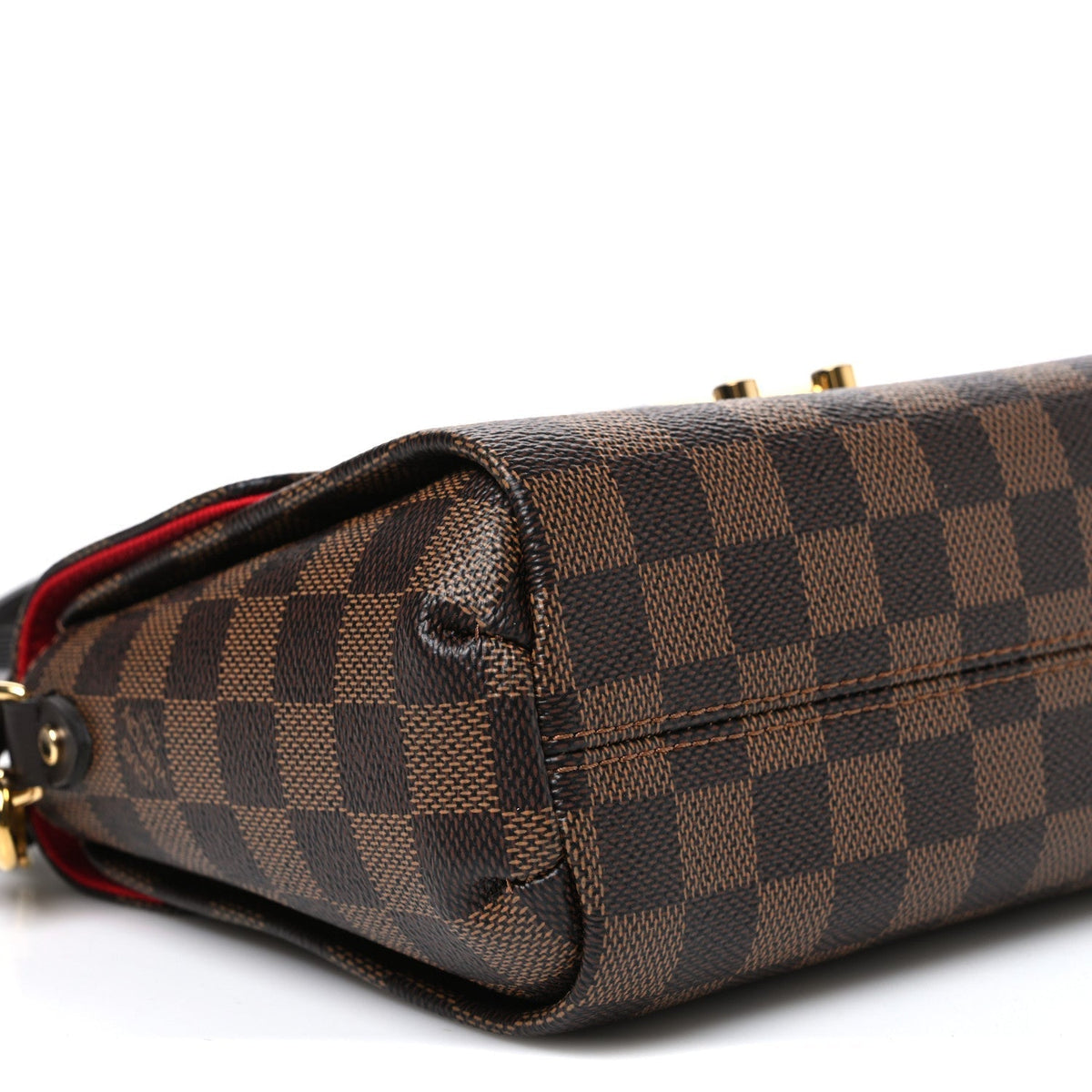 Louis Vuitton Damier Ebene Croisette Bag Brown