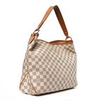 Louis Vuitton Damier Azur Delightful PM Rose Ballerine