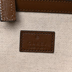 Gucci GG Supreme Retro Interlocking G Large Duffle Bag Brown Sugar