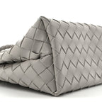 Bottega Veneta Nappa Intrecciato Small Andiamo Shoulder Bag Sterling