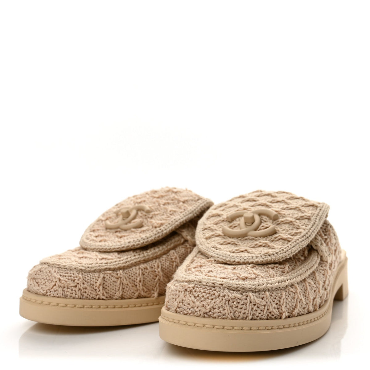 Chanel Quilted CC Turnlock Women's Mules