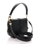 Louis Vuitton Epi Saumur BB Shoulder Bag Black