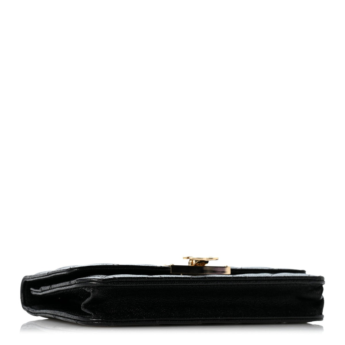 Quilted Caviar Wallet Bag