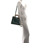 Gucci Calfskin Small Diana Tote Bag Green