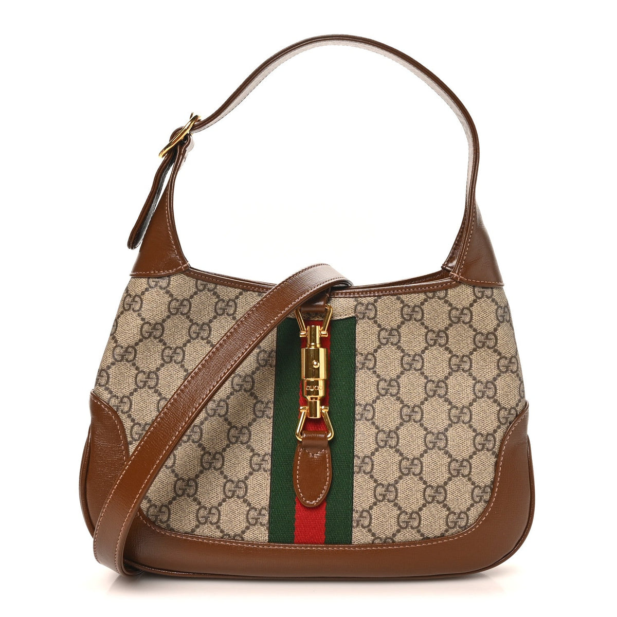 Small Calfskin Hobo Bag - Beige