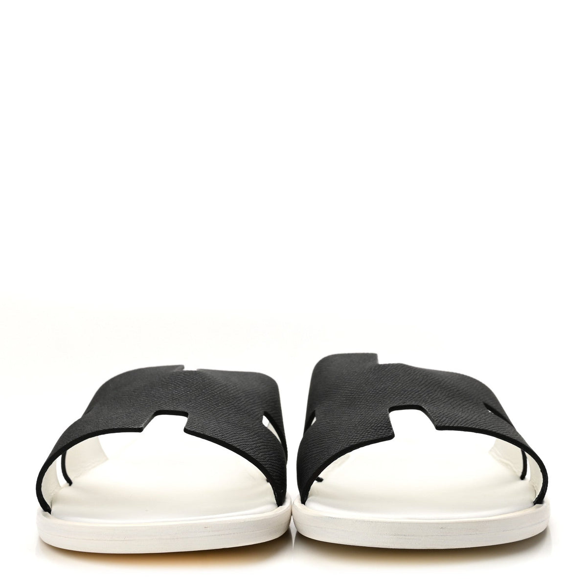 Hermes Epsom Izmir Men's Sandals Black