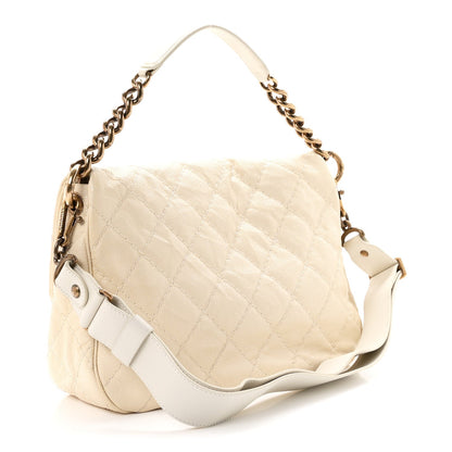 Medium Calfskin Flap Shoulder Bag