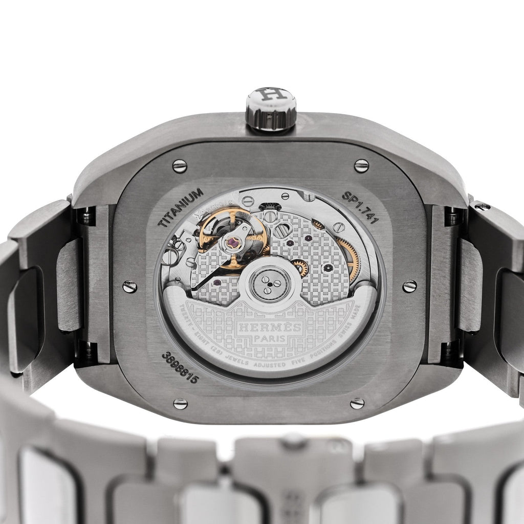 Hermès Titanium 39mm H08 Automatic Watch Grey