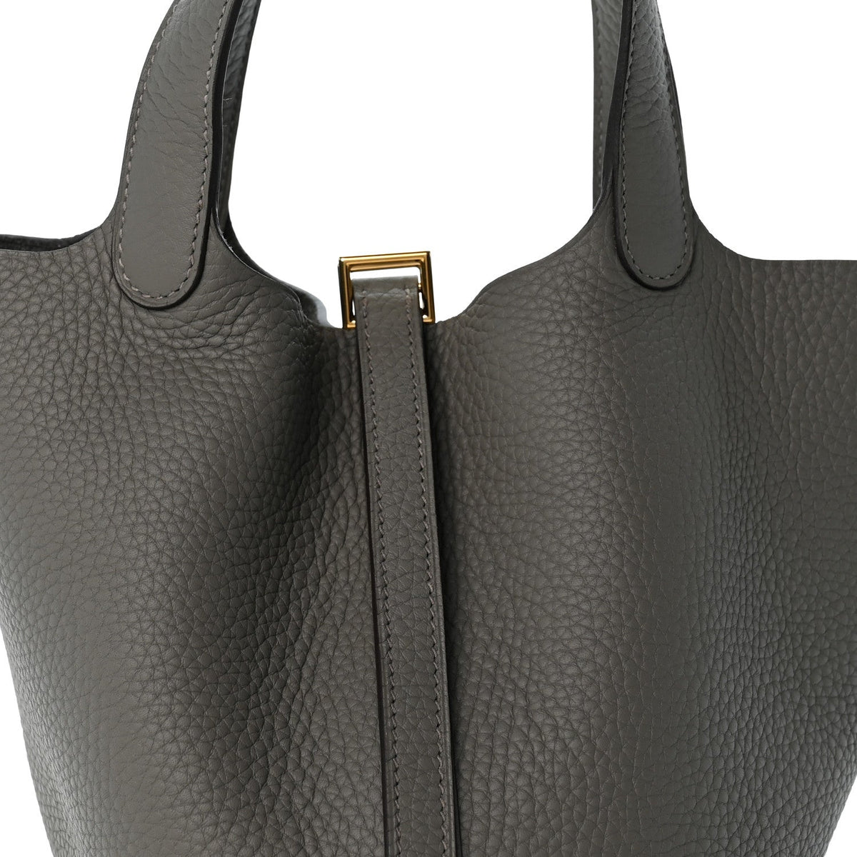 Hermes Taurillon Clemence Picotin Lock 18 PM Etain
