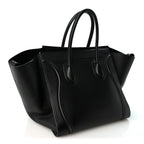 Celine Supple Calfskin Medium Phantom Luggage Black