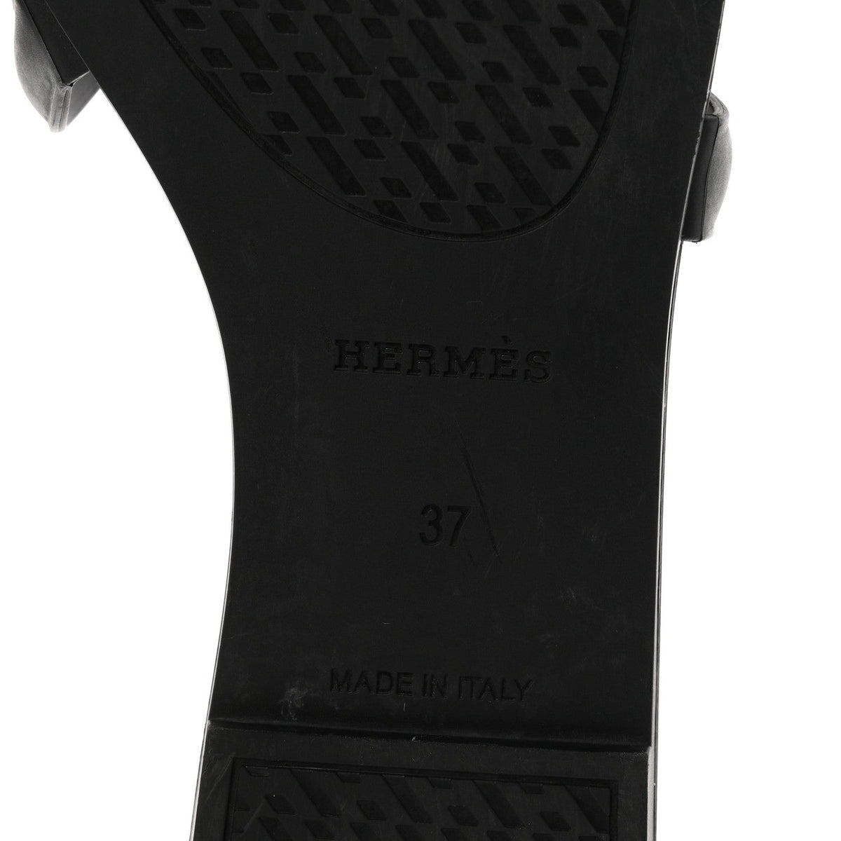 Hermes Rubber Aloha Women's Sandals Black