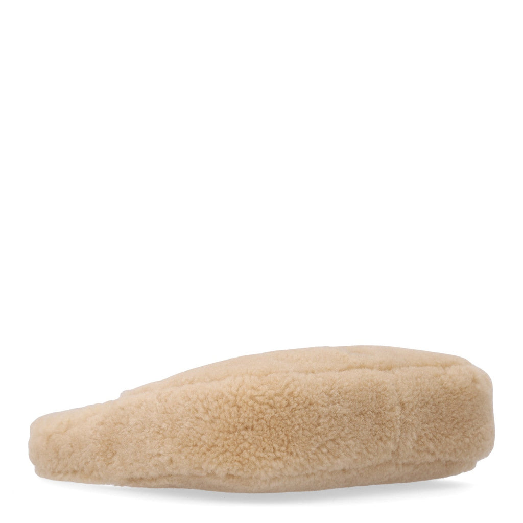 Saint Laurent Shearling Le 5 A 7 Mini Hobo Natural Beige