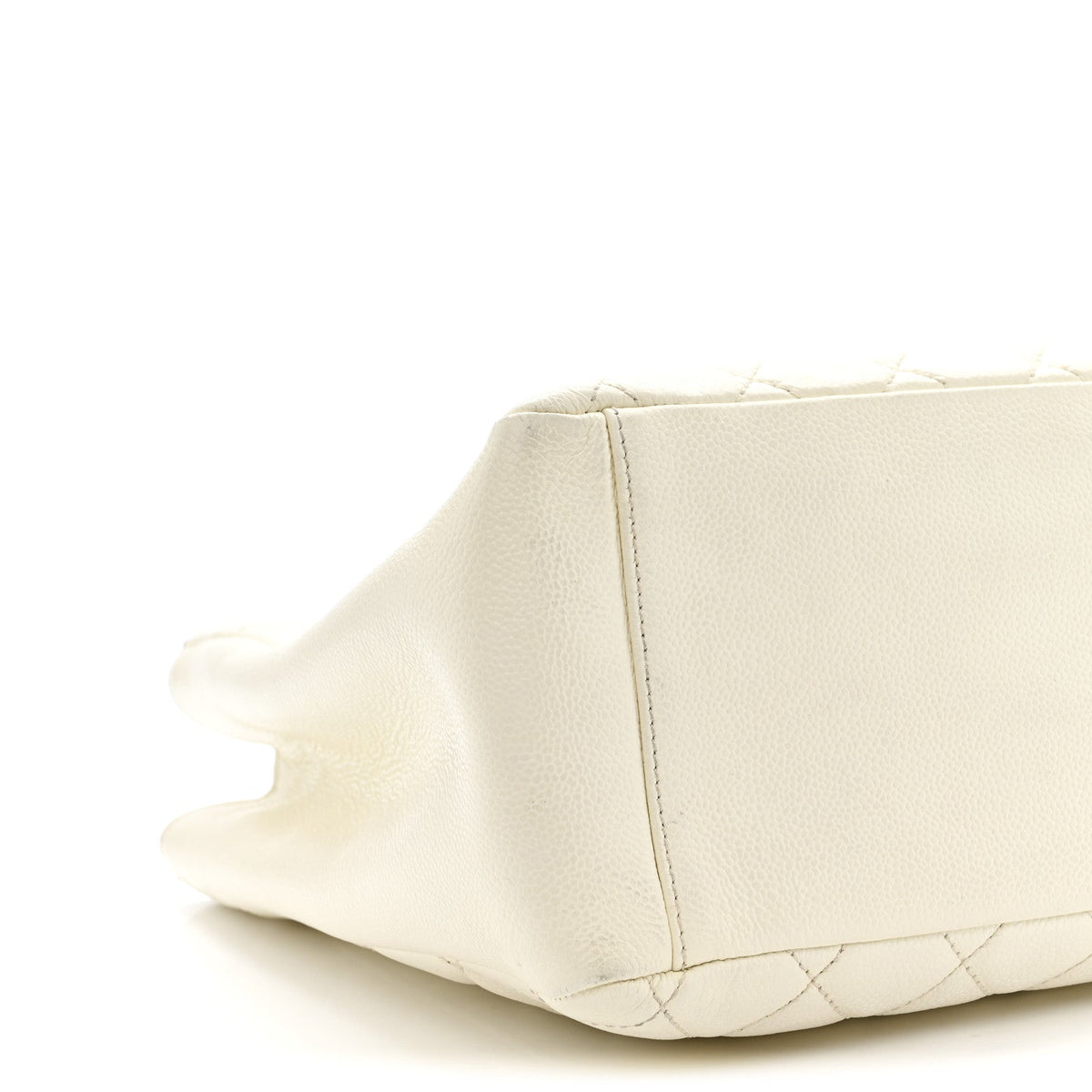 Quilted Caviar Tote Bag