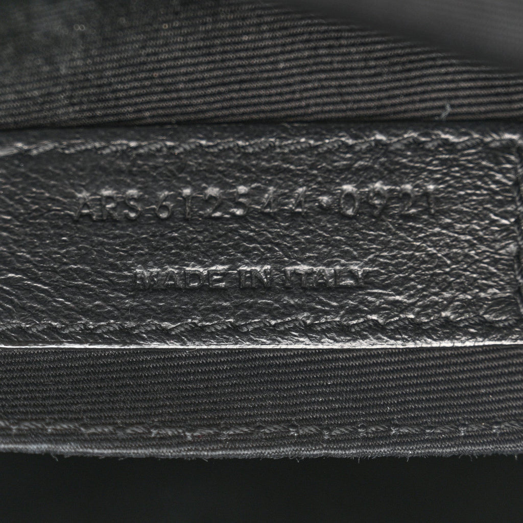 Saint Laurent Calfskin Matelasse Lou Camera Bag Dark Beige