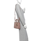 Christian Dior Lambskin Cannage Small My ABCDior Lady Dior Fard