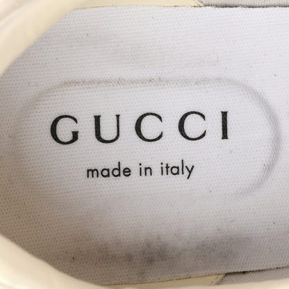Gucci Monogram Canvas Suede Men's Shift Sneakers 10.5 Beige Brown