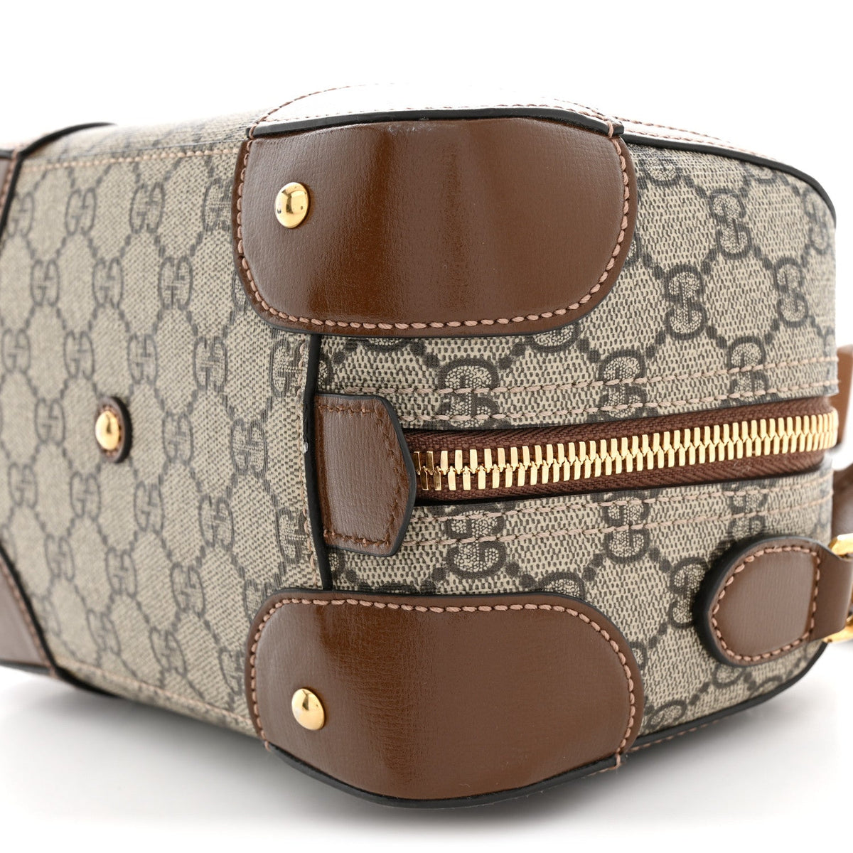 Gucci GG Supreme Interlocking G Small Duffle Beige Ebony