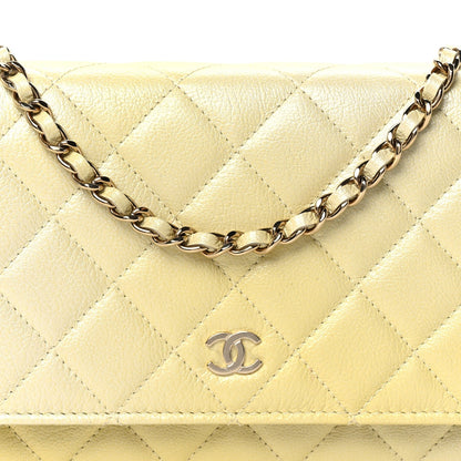 Quilted Goatskin Wallet Bag