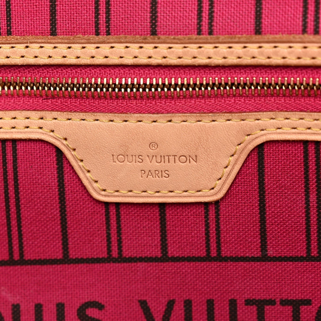 Louis Vuitton Monogram Neo Neverfull MM Tote Bag Pivoine