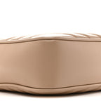 Saint Laurent Calfskin Matelasse Lou Camera Bag Dark Beige