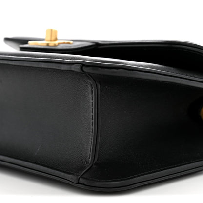 Mini Lambskin Calfskin Flap Shoulder Bag