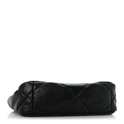 Medium Quilted Lambskin Flap Shoulder Bag