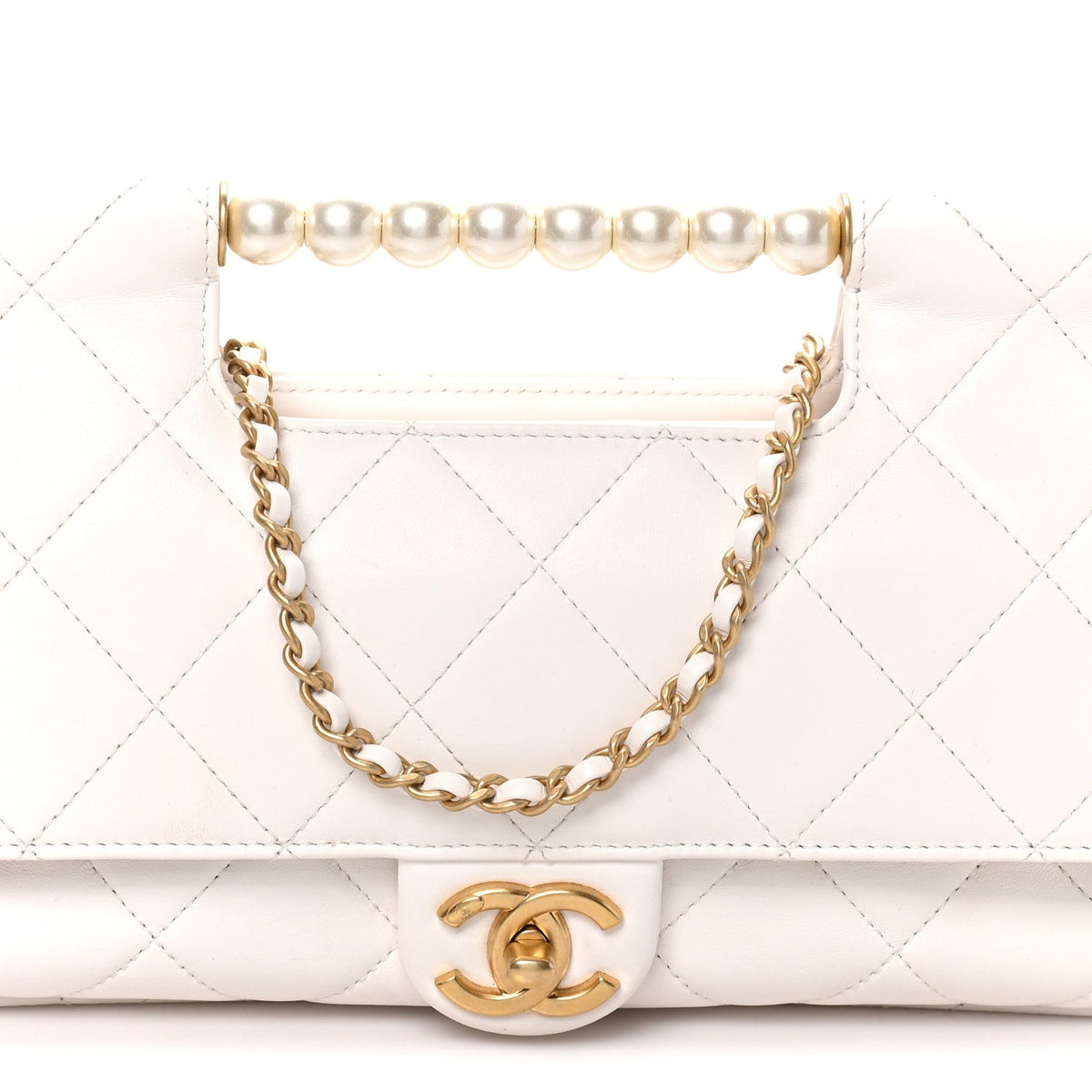 Lambskin Flap Shoulder Bag