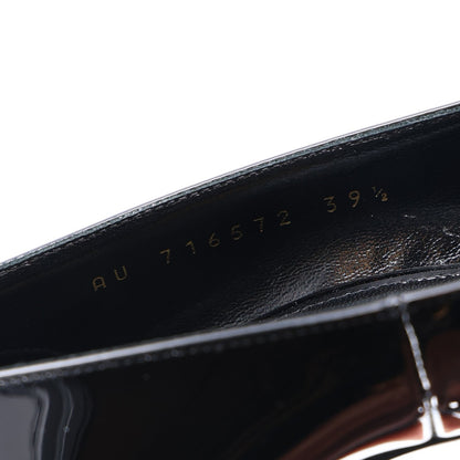Saint Laurent Vernice Grupy Silvana 110mm Women's Pumps Black and Oro Antico