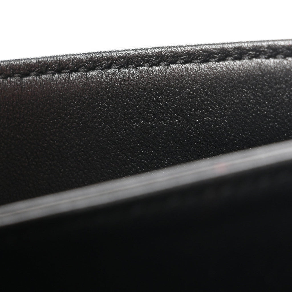 Celine Shiny Calfskin Teen Triomphe Black