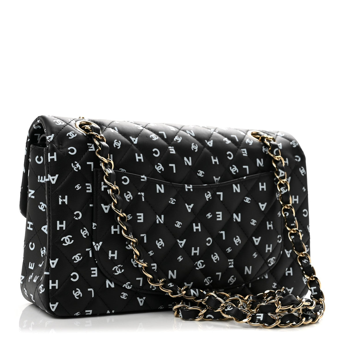 Small Quilted Calfskin Flap Shoulder Bag