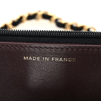 Quilted Caviar Wallet Bag