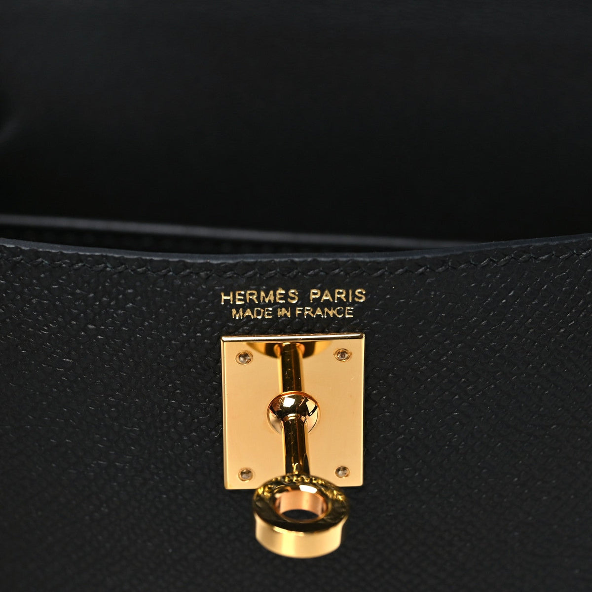 Hermes Epsom Mini Kelly Sellier 20 Black