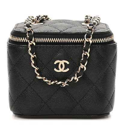 Mini Quilted Caviar Handbag