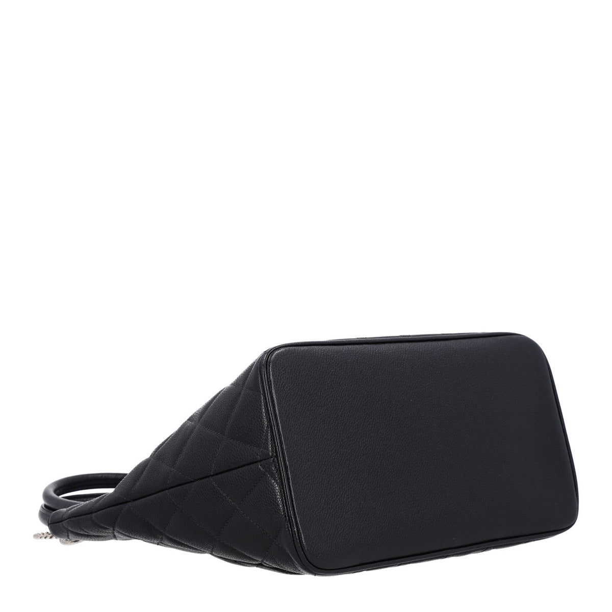 Quilted Caviar Tote Bag
