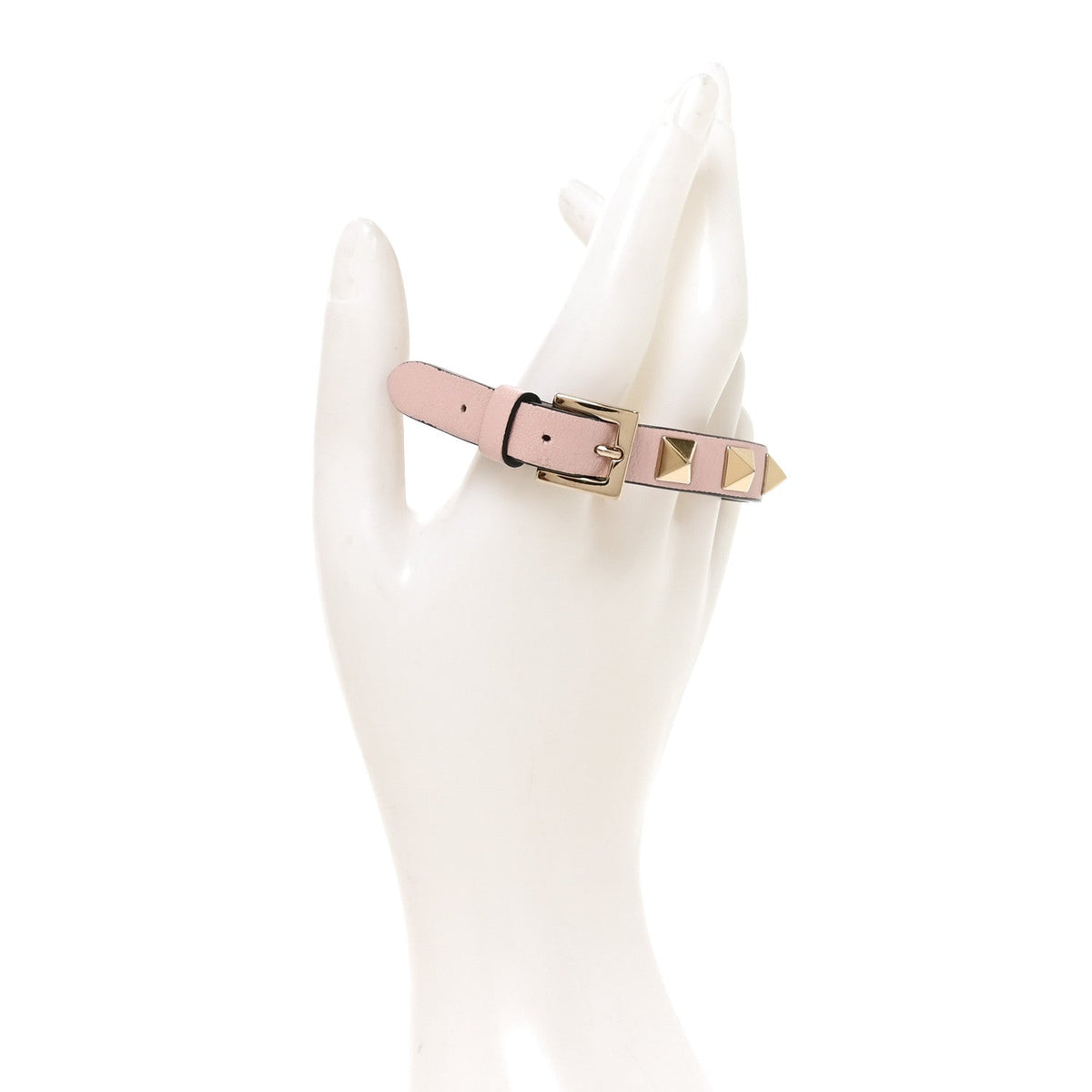 Valentino GaravaniVitello Rockstud Bracelet Water Rose