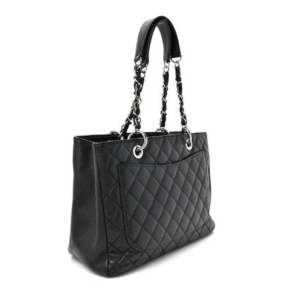 Quilted Caviar Tote Bag