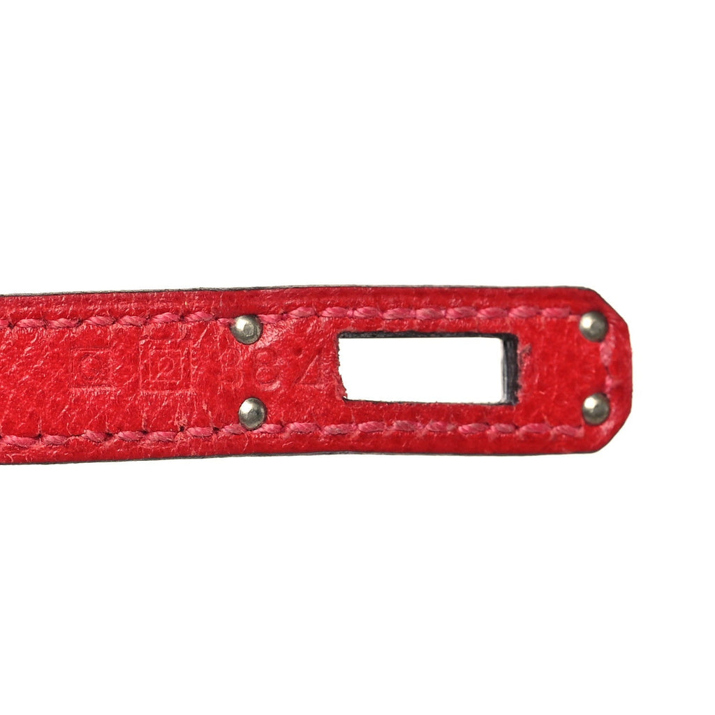 Hermes Epsom Birkin 25 Rouge Casaque