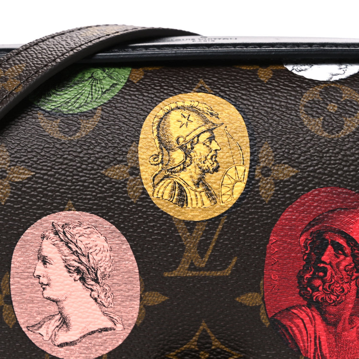 X Fornasetti Monogram Cameo Pochette Met Handbag