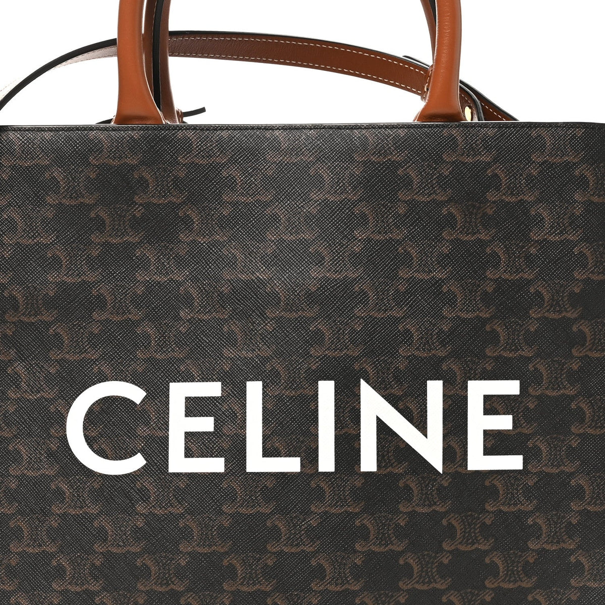 Small Calfskin Canvas Handbag
