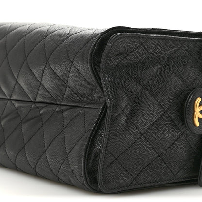 Medium Quilted Caviar Handbag
