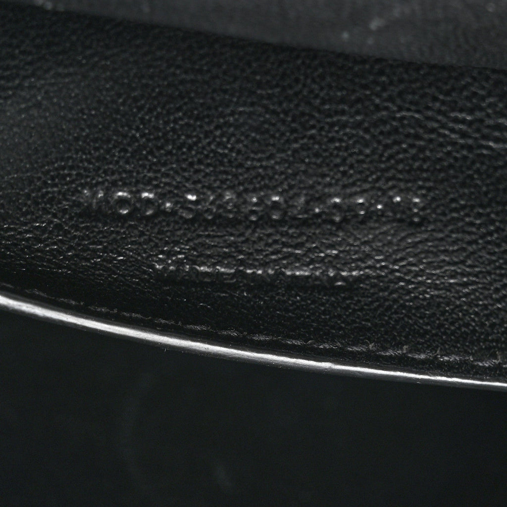 Saint Laurent Suede Le Monogramme Satchel Black