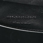 Saint Laurent Suede Le Monogramme Satchel Black