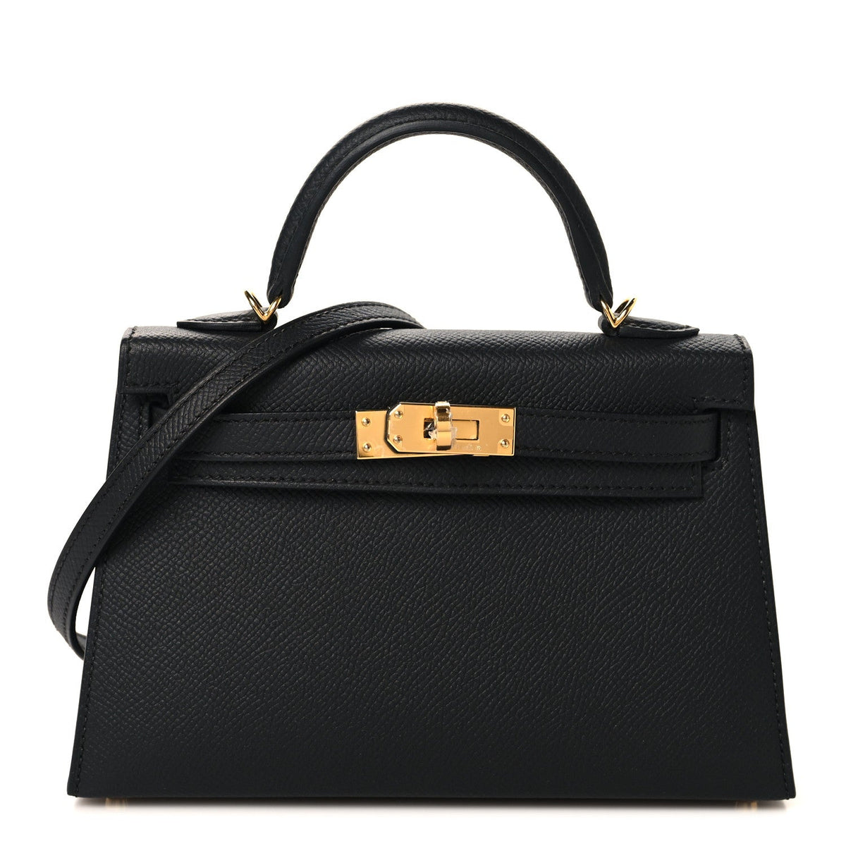 Mini Epsom Handbag - Black