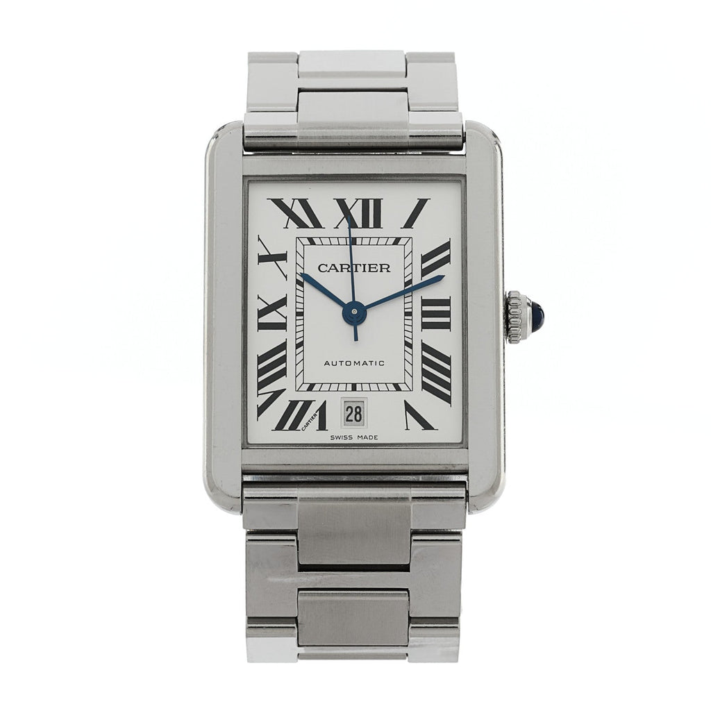 Cartier Stainless Steel 31mm Tank Solo Automatic Watch