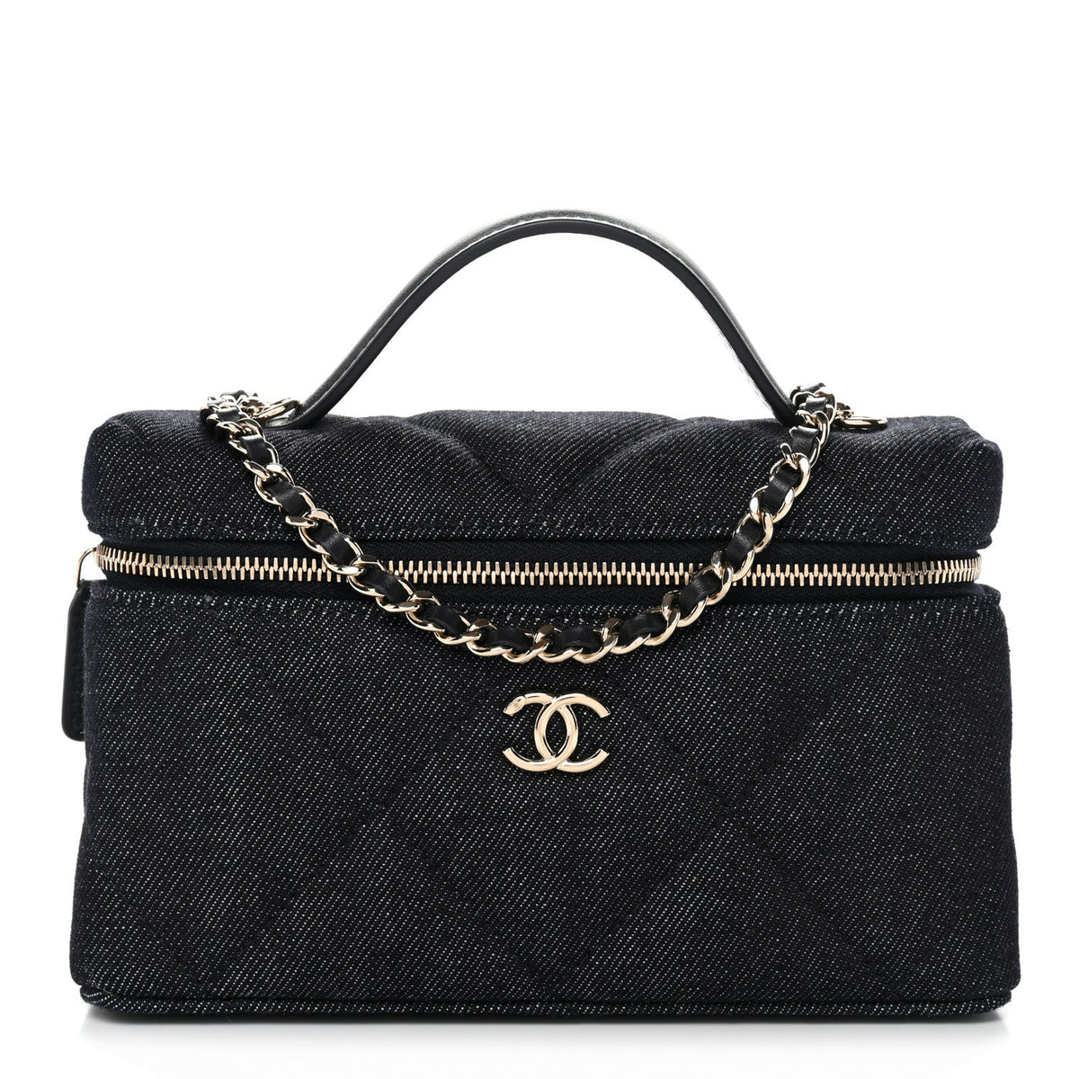 Quilted Handbag - Blue