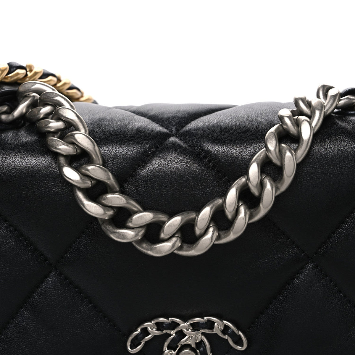 Medium Quilted Lambskin Flap Shoulder Bag