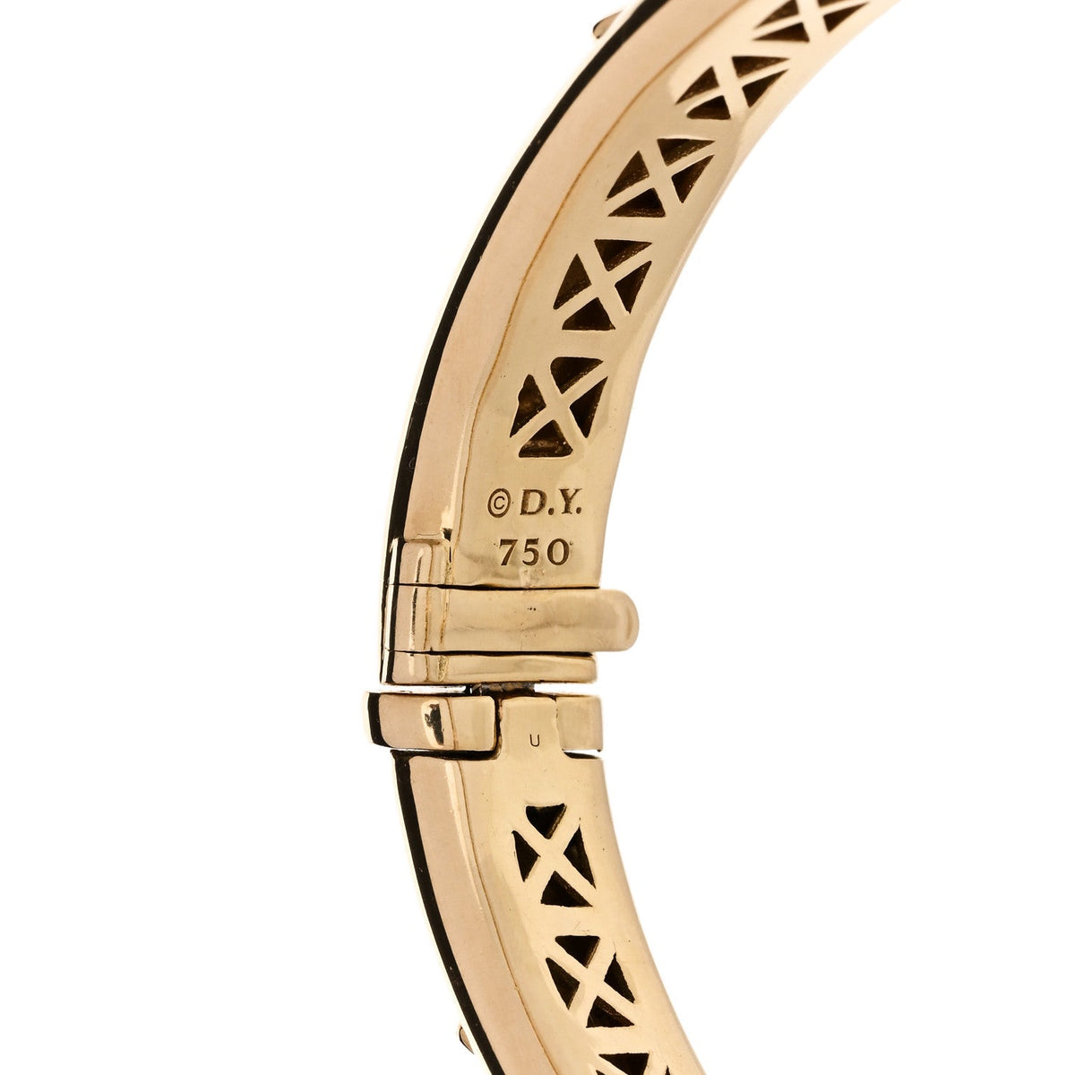18K Yellow Gold Diamond Emerald Modern Renaissance Bracelet